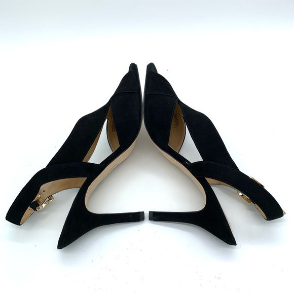 Michael Michael Kors black suede slingback heels - Picture 6 of 11